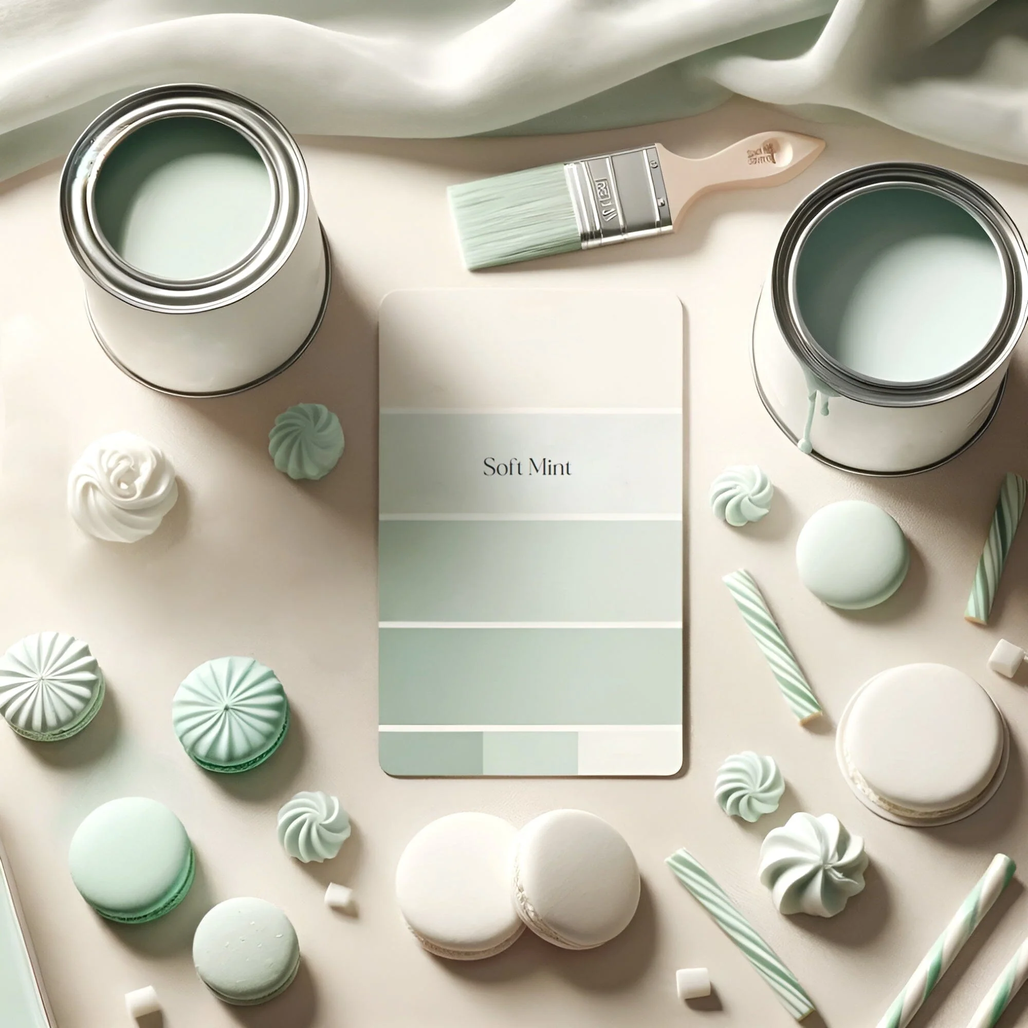 Soft Mint Matt Wood & Trim Paint - 750ml - Image 3
