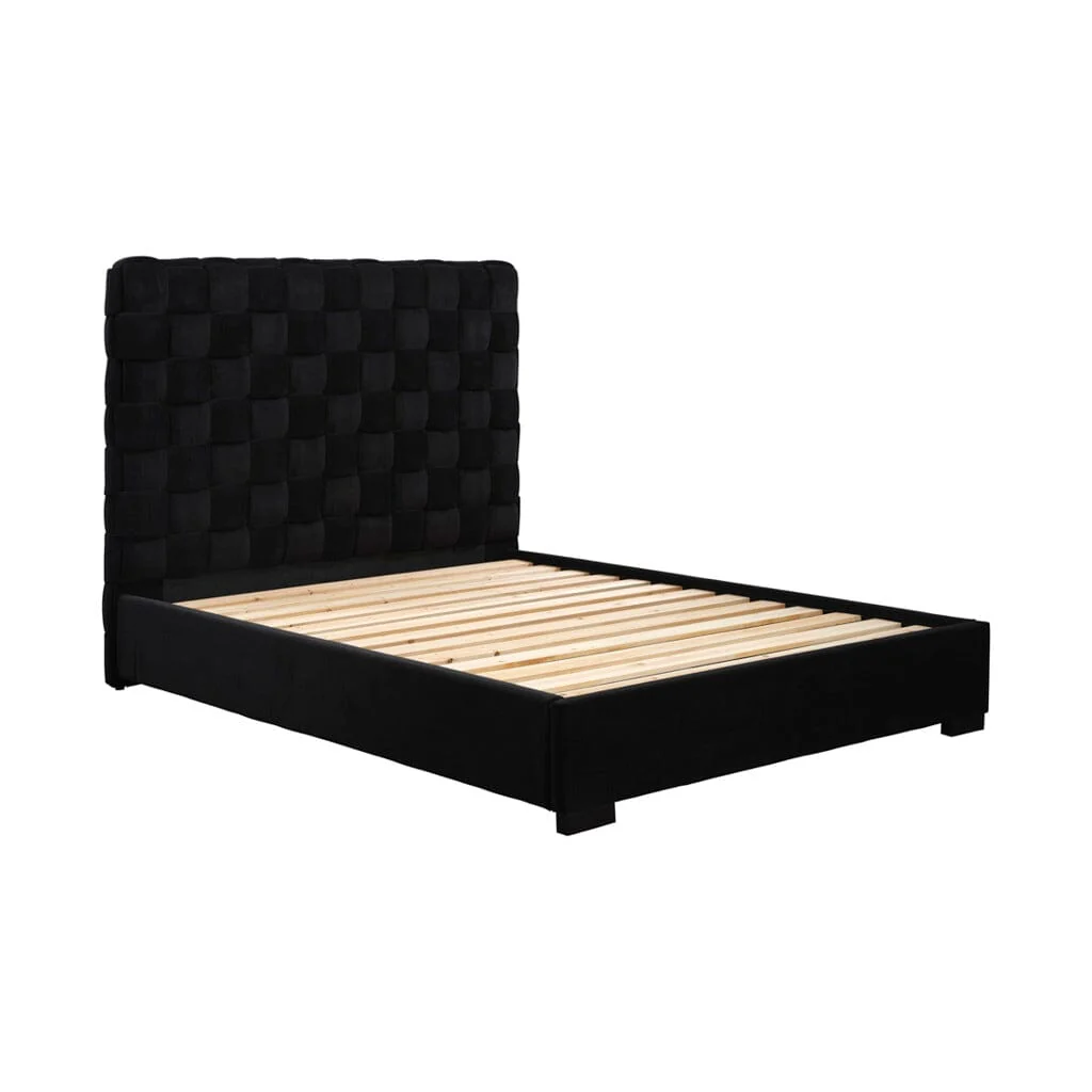 Stockholm Black Woven Bed - Image 3