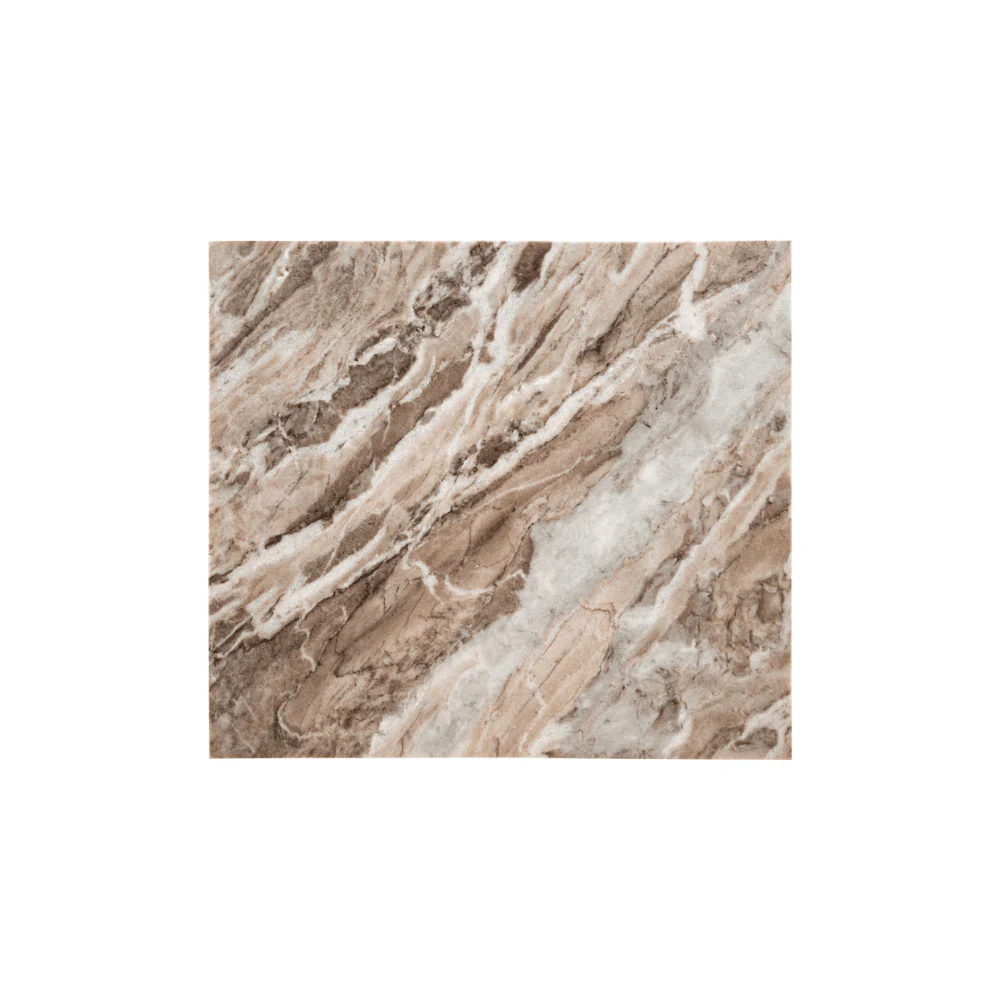 Sylvaine Taupe & Marble Sofa Table - Image 4