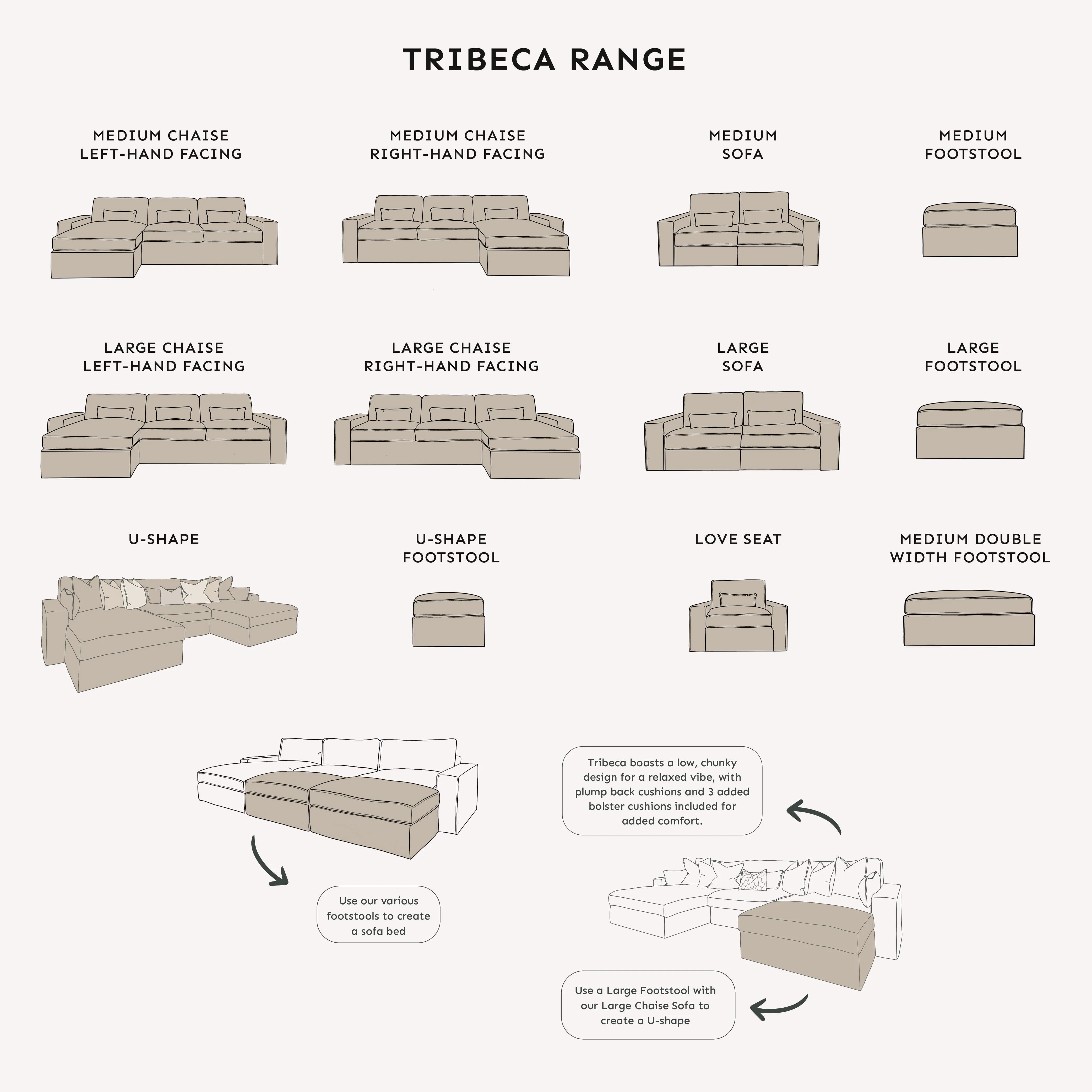 Tribeca Ash Greige 2 Seater Sofa - Image 4