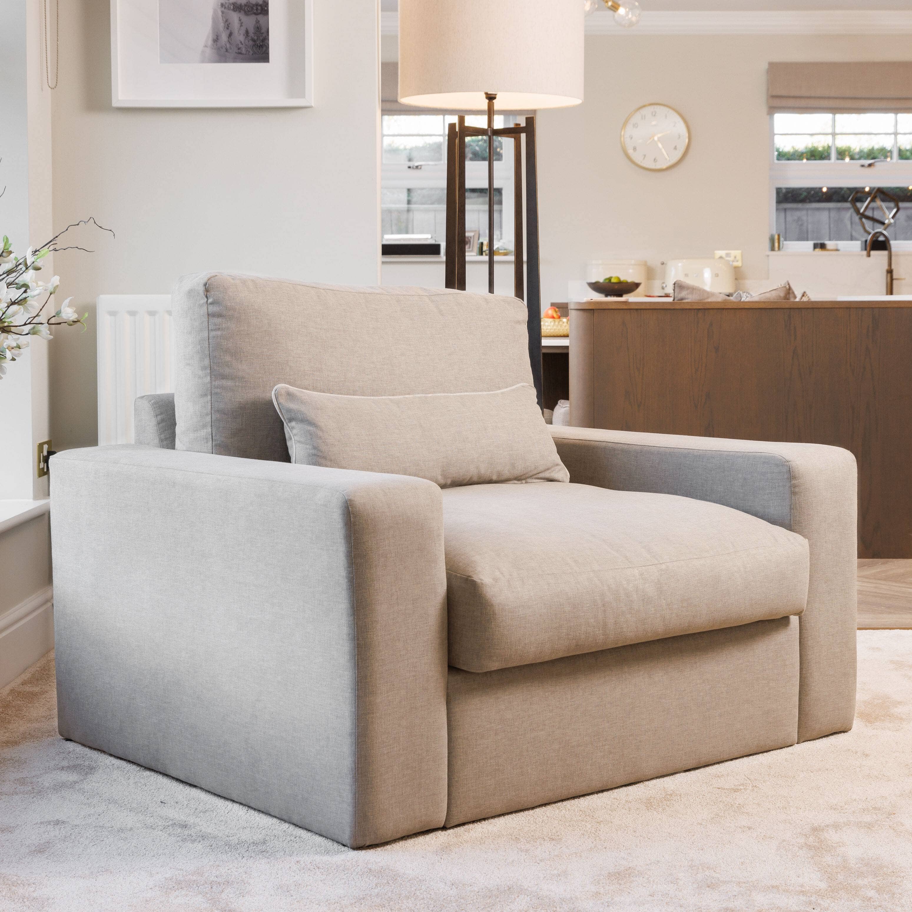 Tribeca Ash Greige Sofa Range - Image 3