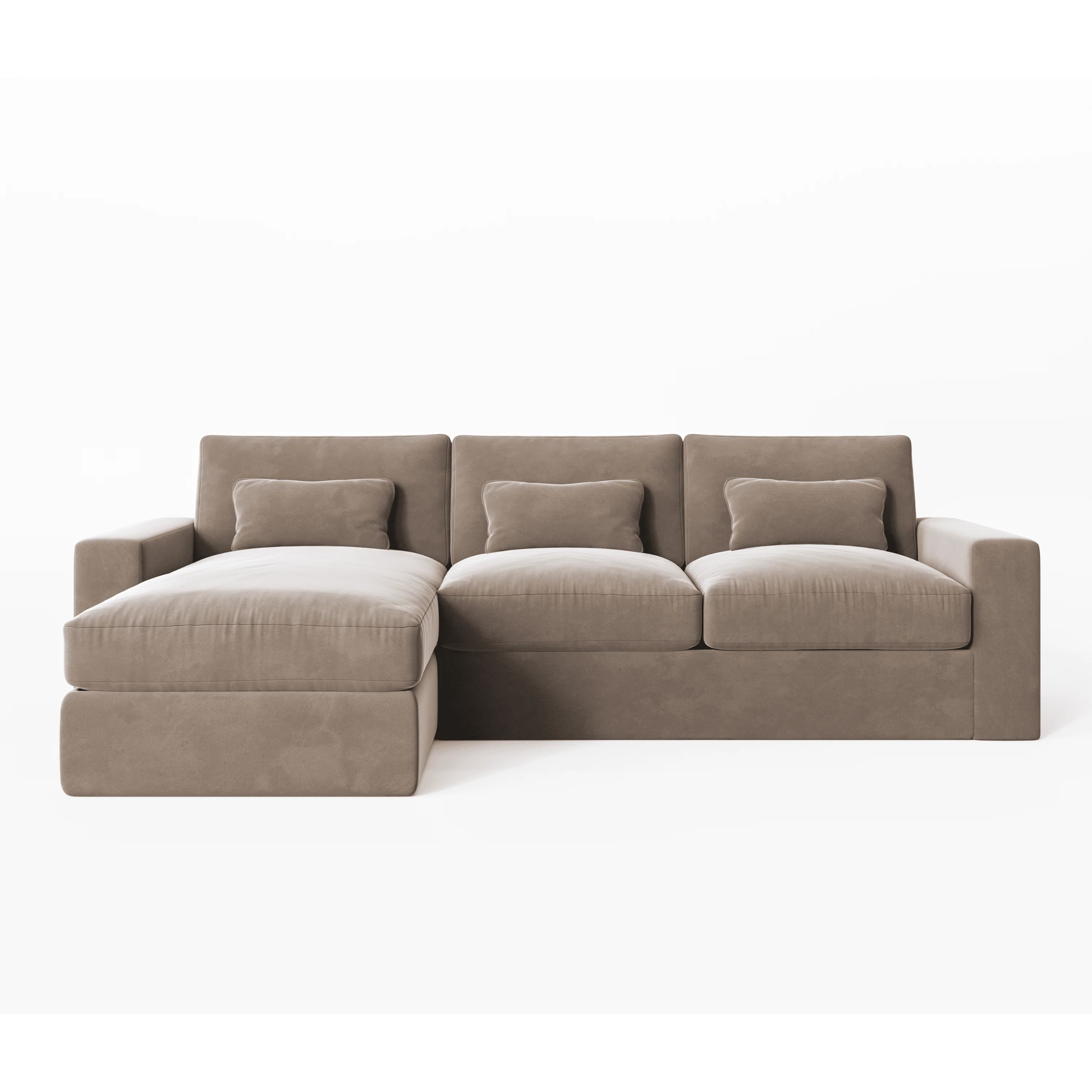 Tribeca Mink Velvet Sofa Range - Image 4