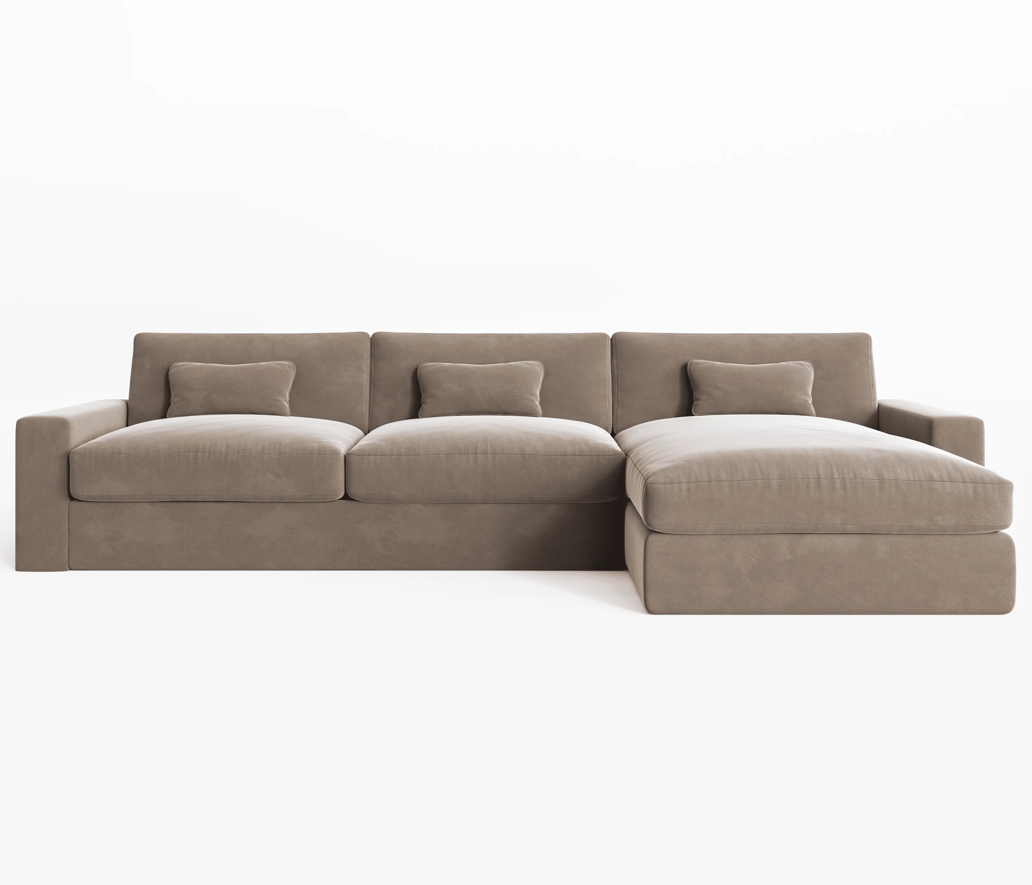 Tribeca Mink Velvet Sofa Range - Image 6