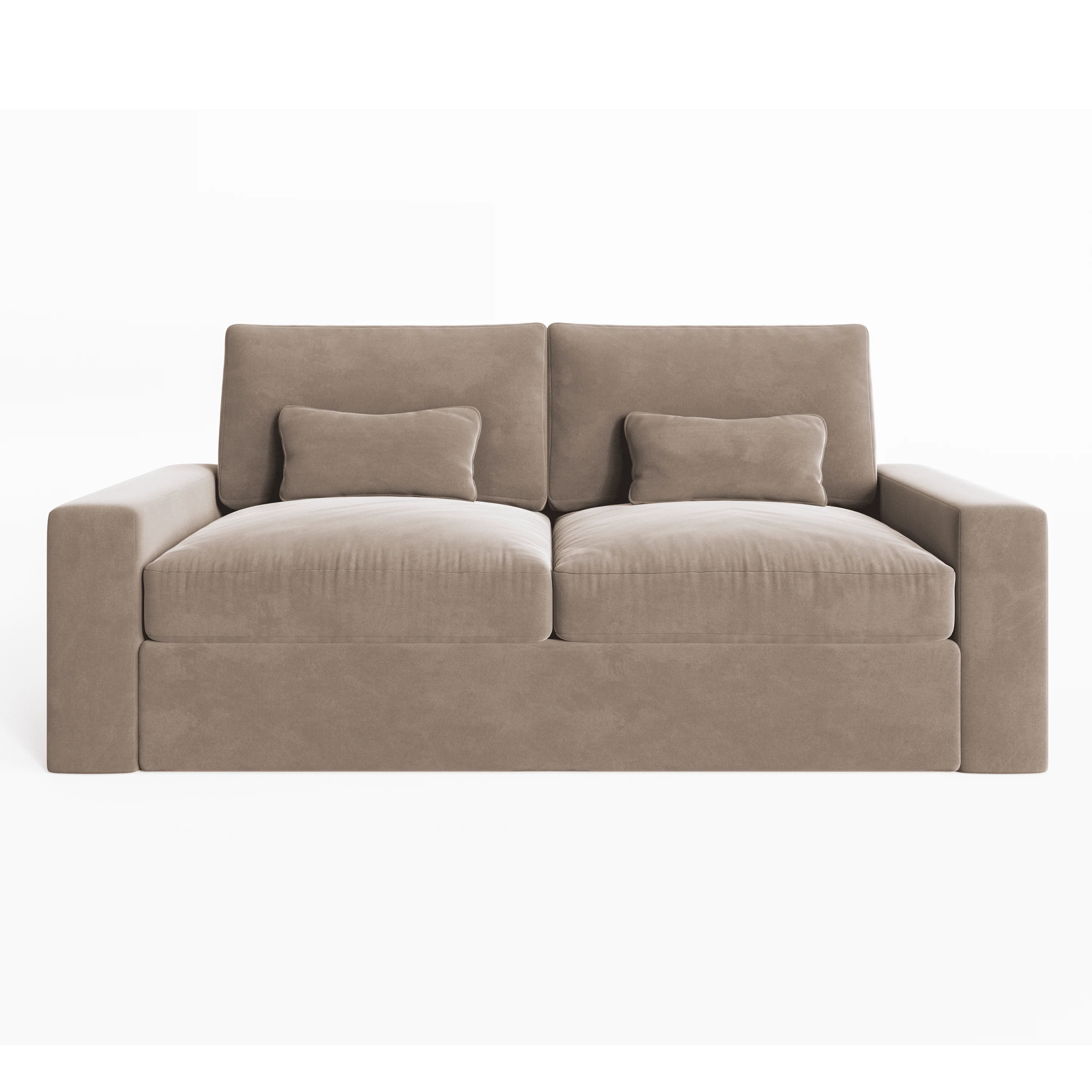 Tribeca Mink Velvet Sofa Range - Image 8