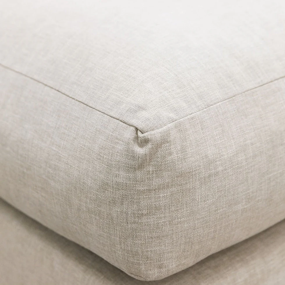 Tribeca Ash Greige Medium Footstool - Image 2