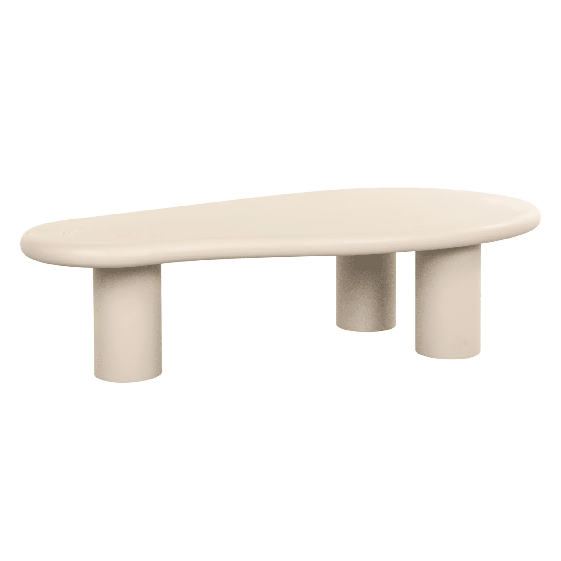 Wellington Beige Puddle Abstract Coffee Table - Image 2
