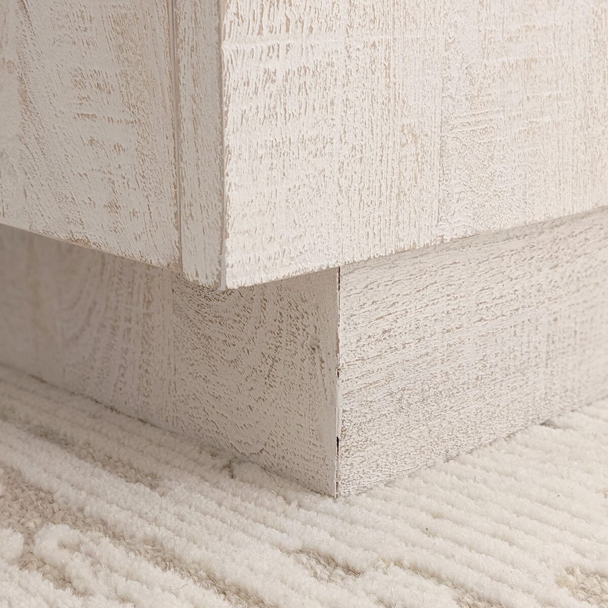 Zenica Luxury Whitewash Side Table - Image 3